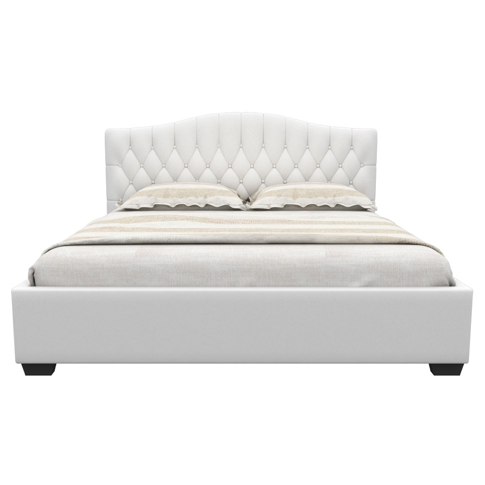 Winser King size Bed-White